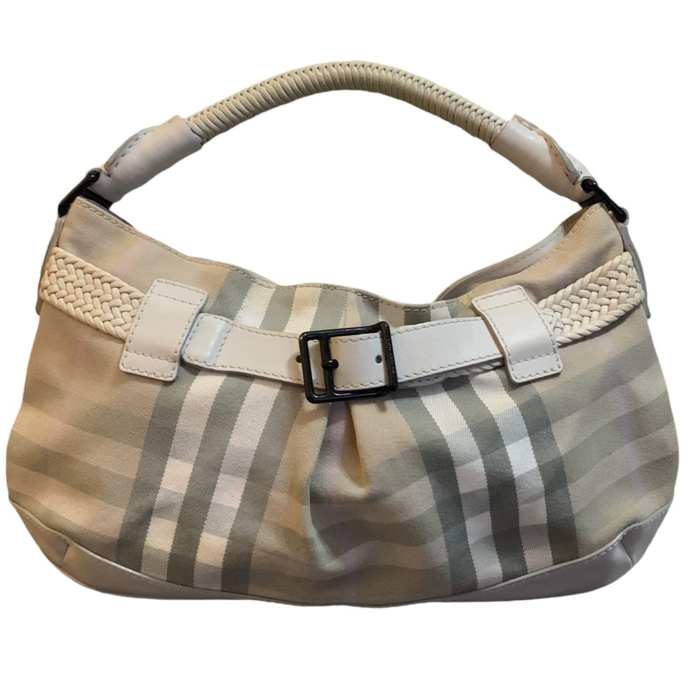 Burberry Walden Hobo Bag, house check with dust bag